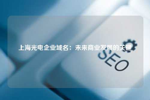 上海光电企业域名：未来商业发展的关键